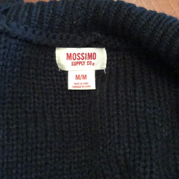 Chunky Mossimo Black and White Patterned Cardigan - Picture 3 of 3